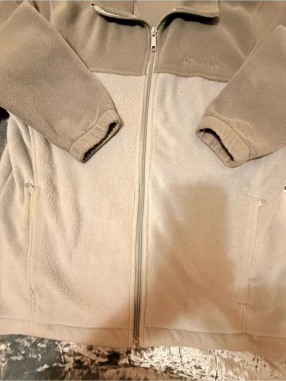 Columbia Men's Two-Tone Gray Full-Zip Jacket